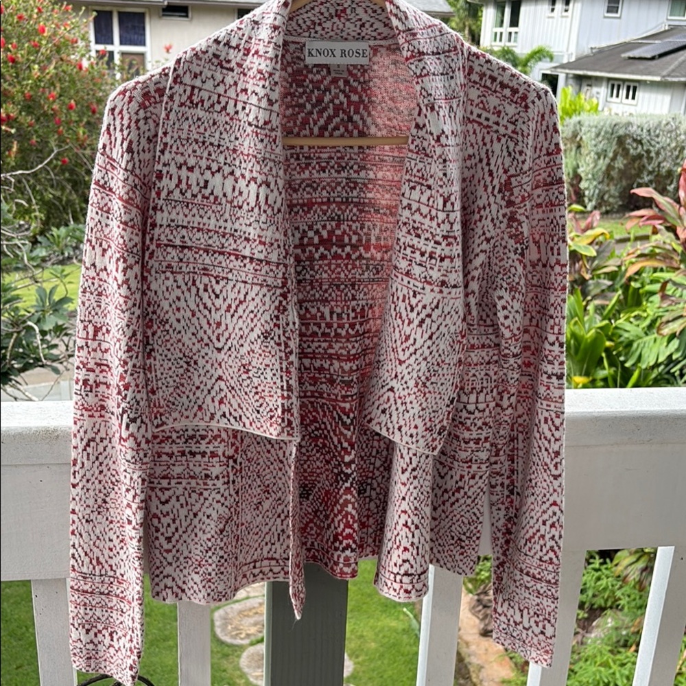 Knox Rose Water Fall Open Sweater